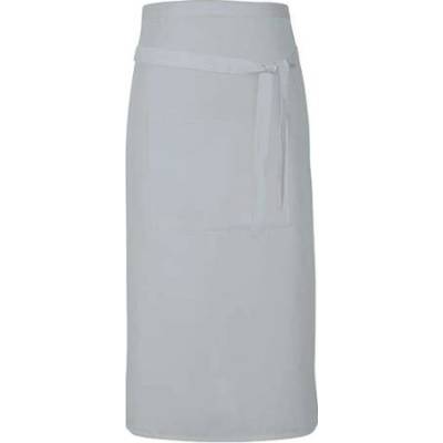 Link Kitchen Wear Gastro zástěra X985 Pale Grey -Silver Pantone 428 90x80cm