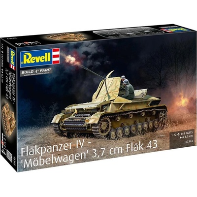 Revell Flakpanzer IV "Möbelwagen" vojenský model 1:72 144 dílů