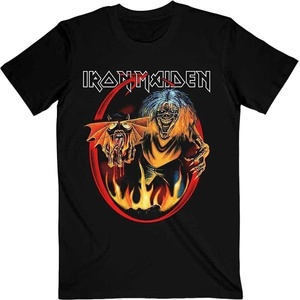 Iron Maiden Number Of The Beast Devil Tail Тениска с къс ръкав Black S (IMTEE143MB01)