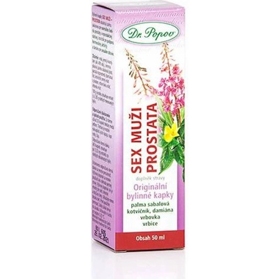 Dr.Popov Kapky bylinné Sex Muži Prostata 50ml