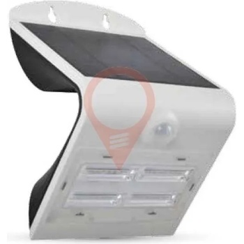 V-TAC LED Соларно Тяло 7523 - 3W PIR VT-768 Бяло (PIR VT-768)