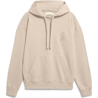 ARMEDANGELS Мъжки суичър ARMEDANGELS Iconic Å Kiraan GMT Dye Hoodie - Sand Stone Washed (017-4390-0112)