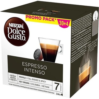 NESCAFÉ Кафе капсула NESCAFE Dolce Gusto Espresso Intenso 30+4 бр (100510+4)