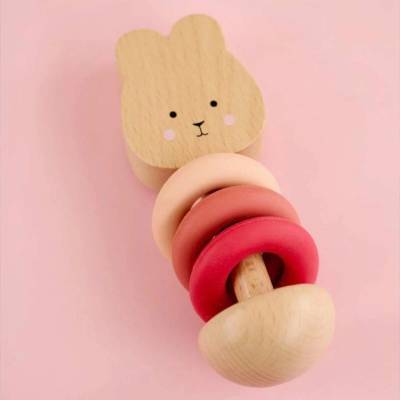 JaBaDaBaDo Chrastítko cylinder Rabbit