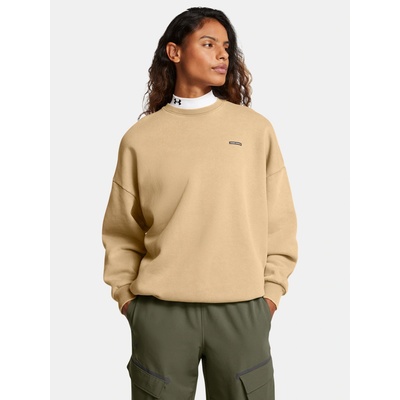 Under Armour UA Icon HWT Flc OS Crew-BRN