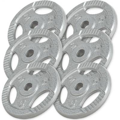 Gorilla Sports sada záťažových kotúčov liatina 30 kg 225 mm