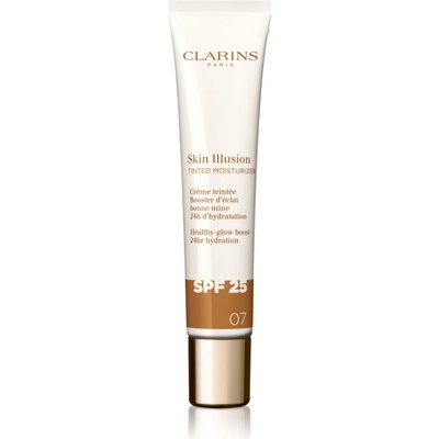 Clarins Skin Illusion Tinted Moisturizer тониращ крем SPF 25 цвят 07 40ml