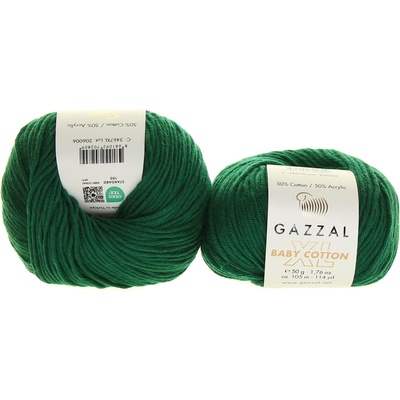 Gazzal Baby Cotton XL 3467 smaragdová