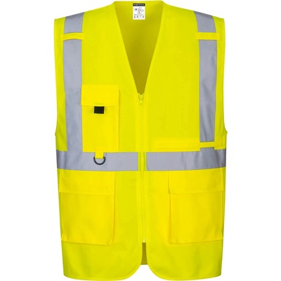 Portwest hi-vis c357 / Светлоотразителна жилетка с джоб за таблет - hv жълто xxl (c357yerxxl)