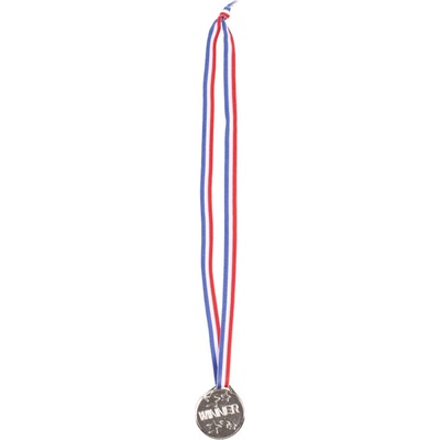 Merco Winner Strieborná detská medaila so stuhou