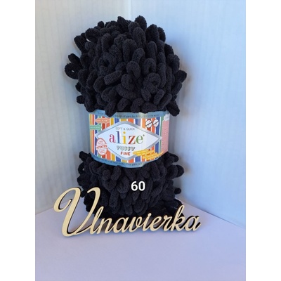Alize Puffy Fine 60 čierna