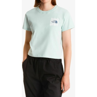 Bavlnené tričko dámske The North Face Sun Regular SS Cutie Tee opal frost