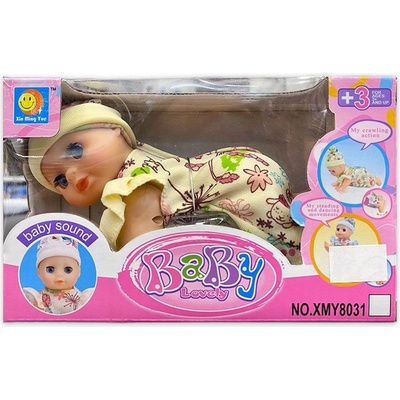 RAYA TOYS Кукла бебе Raya Toys Пълзящо и вървящо, със звук