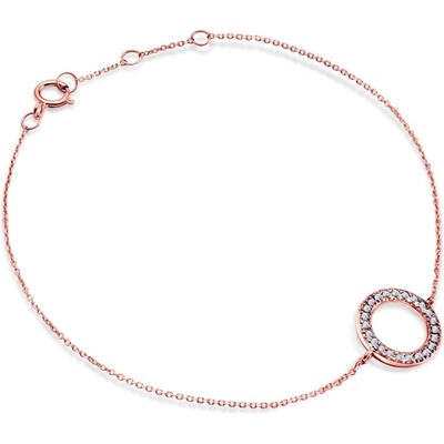 SAVICKI Гривна: розово злато. диаманти