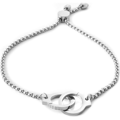 BM Jewellery Dámský stahovací náramek pouta z chirurgické oceli S798065