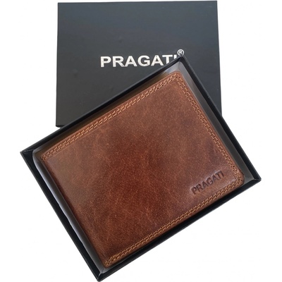 Pragati Fashion světle hnědá pánská kožená