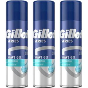 Gillette Хидратиращ гел за бръснене Gillette Series 3x200 мл