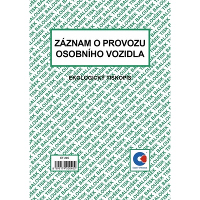 Baloušek Tisk ET205 Stazka osobní dopravy A5 – Zboží Dáma