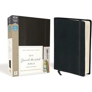 NIV, Journal the Word Bible, Hardcover, Black, Red Letter, Comfort Print | ZONDERVAN (ISBN: 9780310450252)