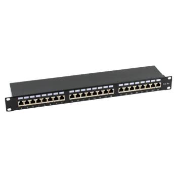 ASYTECH Networking Patch Panel 1U, FTP cat6A, 24 RJ45 порта - ASYTECH Networking ASY-PP-FTP6A-24 (ASY-PP-FTP6A-24)