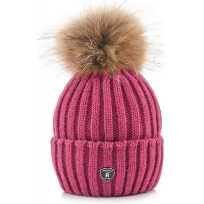 RŮŽOVÁ ČEPICE S BAMBULÍ ROCKANDBLUE RadiantPinkNatural