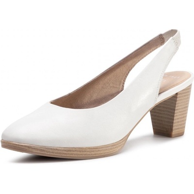 MARCO TOZZI 2 2 27123 24, Sabot Donna, Bianco White Patent 123, 40 EU