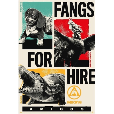 Plagát, Obraz - Far Cry 6 - Fangs for Hire, 61 × 91.5 cm