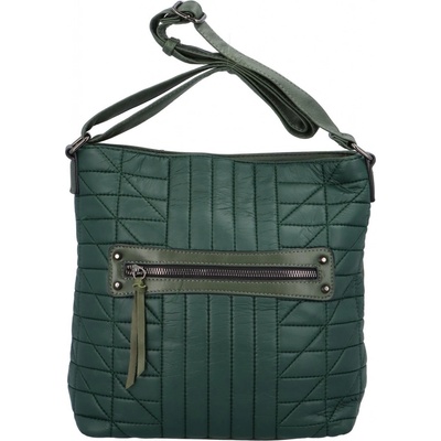 Dámská kombinovaná praktická crossbody taška Cristina zelená