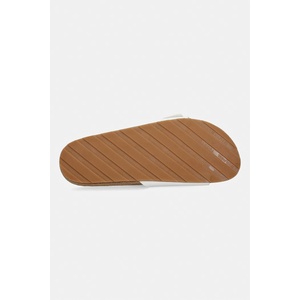 Tommy Hilfiger чехли дамски от кожа TH CLASSIC CORK SANDAL PEARL LTH (FW0FW09344) - answear - 109,51 лв