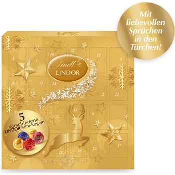 Lindt Mini adventní kalendář Lindor 109g