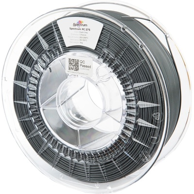 Spectrum 80944 3D филамент, PC 275, 1, 75 мм, 1000g, сиво желязо (80944)