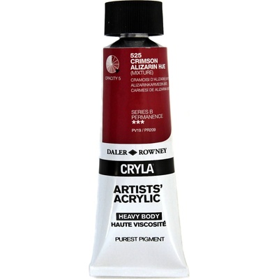 Daler-Rowney Cryla Artists’ АКРИЛНА боя Crimson Alizin Hue 75 ml 1 бр (125075525)
