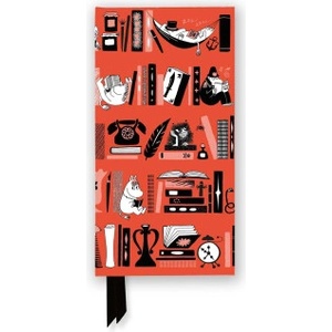 Flame Tree Publishing Moomin Bookshelves (Foiled Slimline Journal) | FLAME TREE
