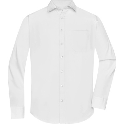 James & Nicholson pánská košile s dlouhým rukávem JN678 bílá