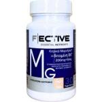 F Ective Хранителна добавка Магнезий + Витамин B6, F Ective Mg Citric Magnesium 200 mg + Vitamin B6 5 mg - 30 tablets