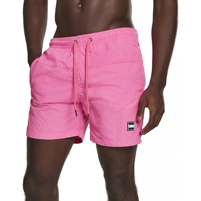 Urban Classics Block Swim shorts neonpink