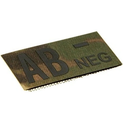 Nášivka krevní skupina IR Clawgear® – AB -, Multicam®