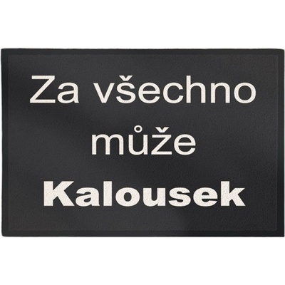 GDmats Kalousek Černá 40x60 cm