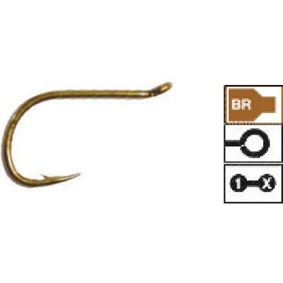 MUSTAD out turned eyed feeder vel.12 10 ks