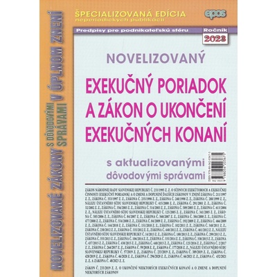 Novelizovaný Exekučný poriadok - Epos