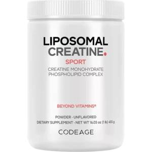 Codeage Liposomal Creatine | with Phospholipid Complex [445 грама] Неовкусен