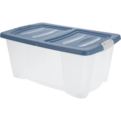 Storagesolutions Box na kolečkách uzamykatelný 45 l modrý – Zbozi.Blesk.cz