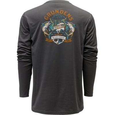 Grundéns Tech Tee LS Tuna Tattoo Anchor