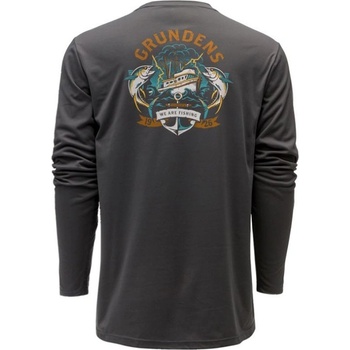 Grundéns Tech Tee LS Tuna Tattoo Anchor