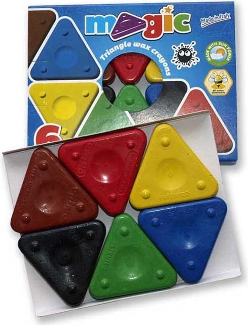 PRIMO Sada voskových pastelek MAGIC BASIC 6 ks
