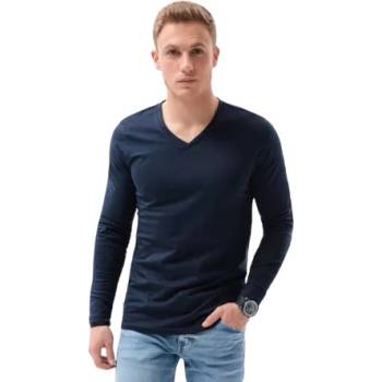 Ombre T-shirt LS 136 V5 navy modré