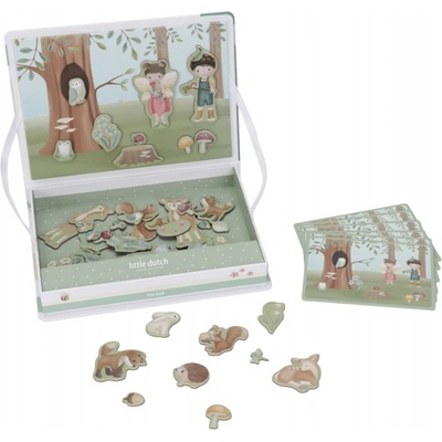 Little Dutch Magnetická hra Forest Friends – Zboží Dáma