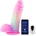 HISMITH WDA022-L Wildolo Fantasy Dildo Vibrator with App 26cm Pink-Green
