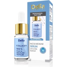 Delia Cosmetics Professional Face Care hydratačné sérum na tvár krku a dekoltu Kolagén 10 ml