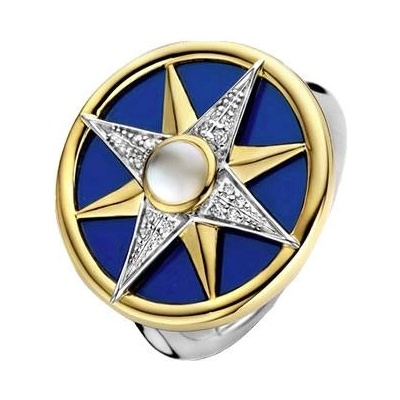 Ti Sento Сребърен дамски пръстен със седеф Ti Sento 12303BL (12303BL)